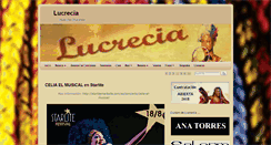 Desktop Screenshot of lucreciamusic.com