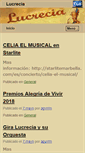 Mobile Screenshot of lucreciamusic.com
